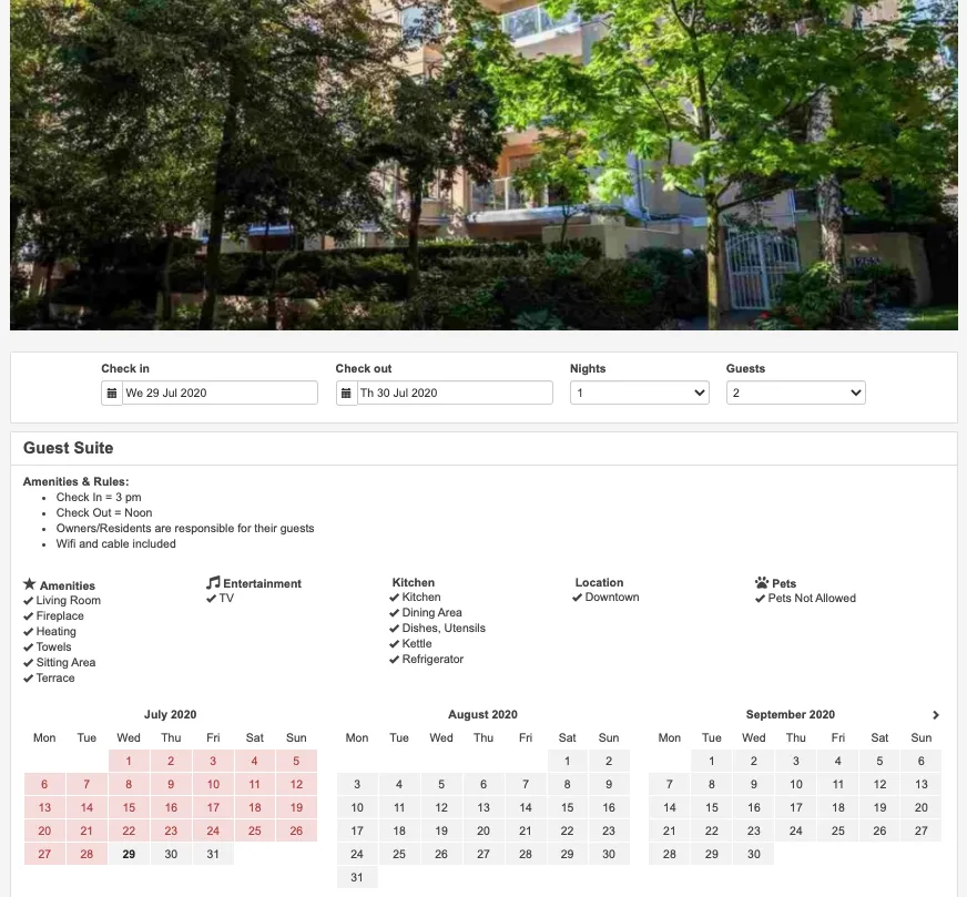 Westpoint Strata Booking